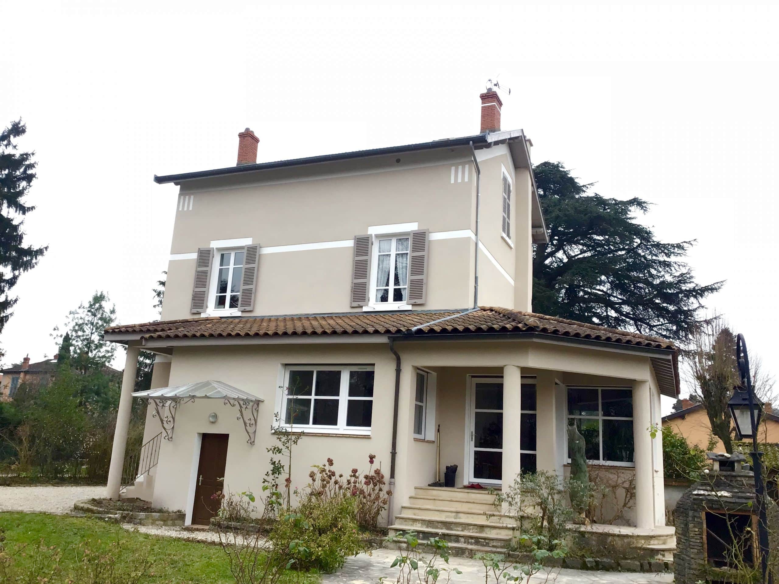 Ravalement de façade à Tassin-la-Demi-Lune
