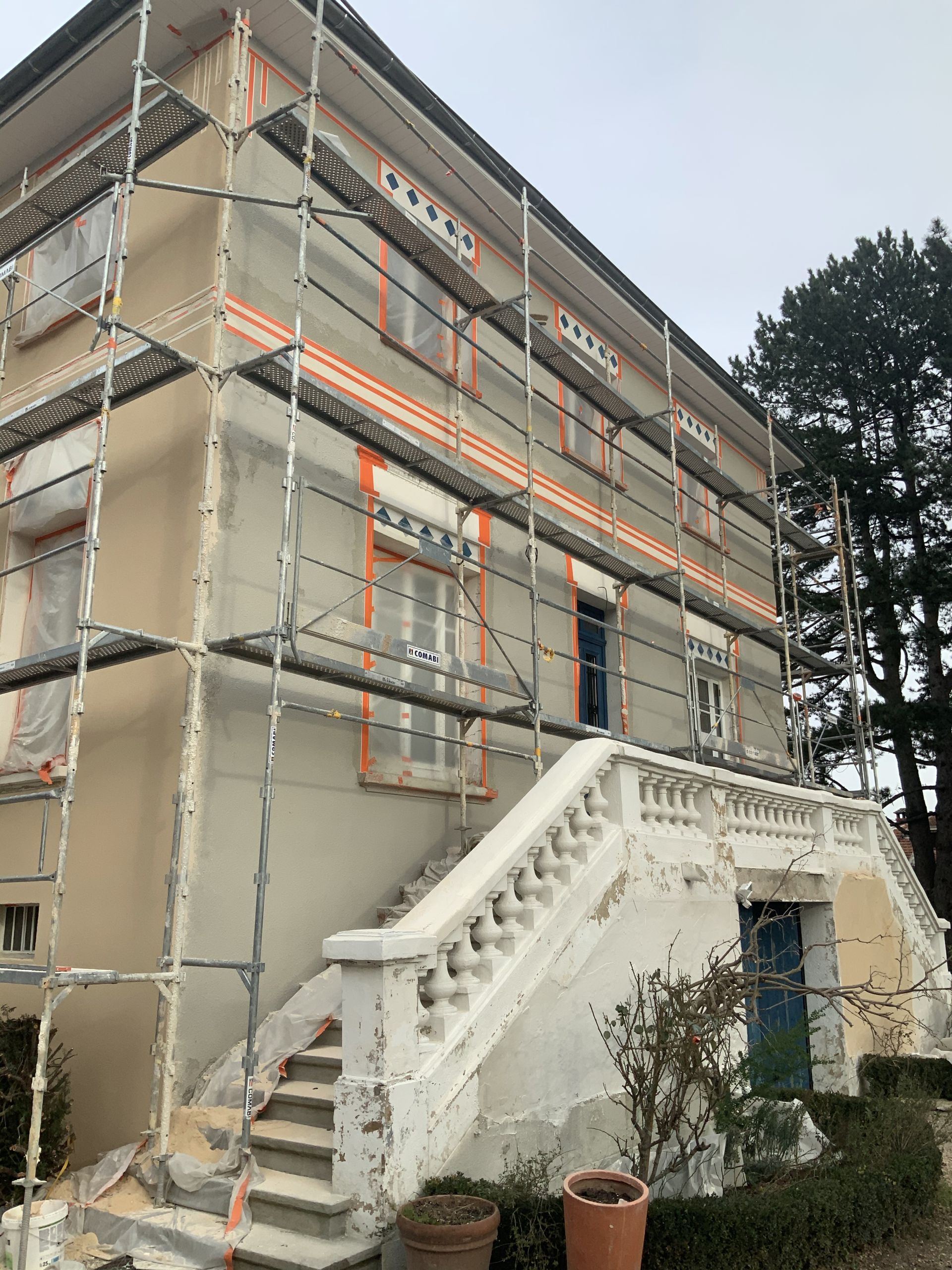Ravalement de façade à Thurins