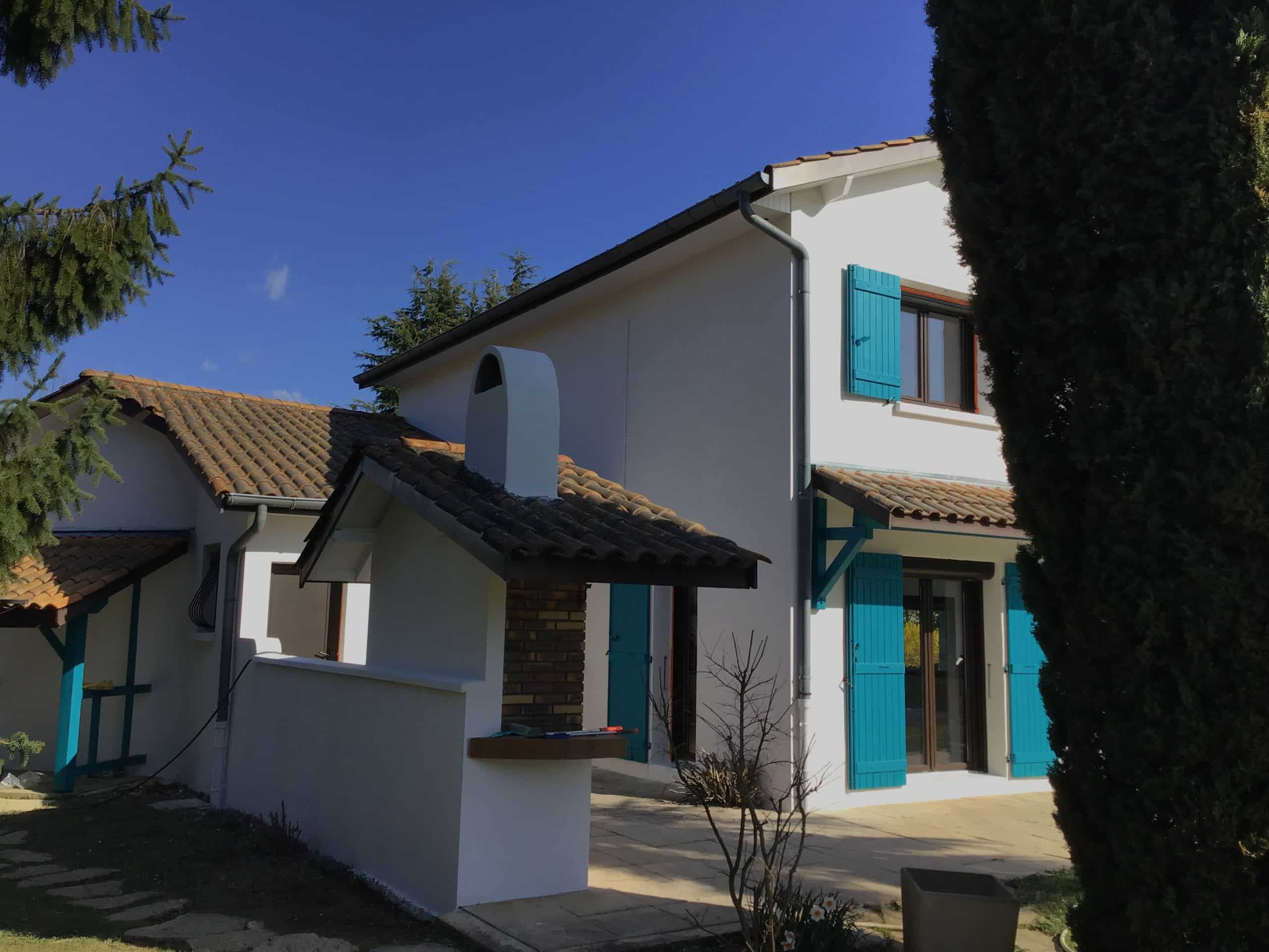 Ravalement de façade à Oullins
